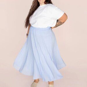 Jilly Box x Gentle Fawn: Serenade Skirt in Blue Serenity - Size M